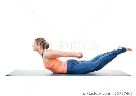 Woman doing Ashtanga Vinyasa Yoga asana 25757465