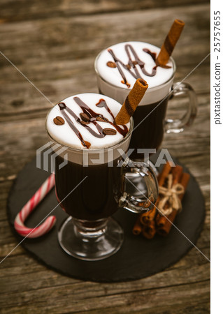 Glass of Irish coffee 25757655