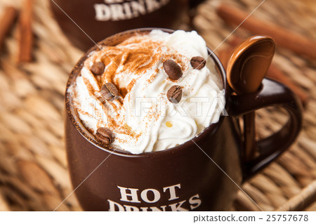 Stock Photo: Pumpkin spice latte