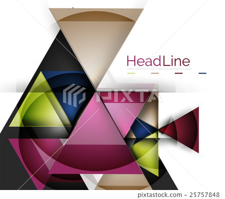 Vector 3d geometric abstract background Vector 3d geometric abstract background 25757848