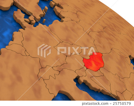 Hungary on wooden globe Hungary on wooden globe 25758579