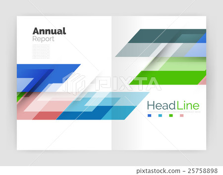 Set of business straight lines abstract 25758898