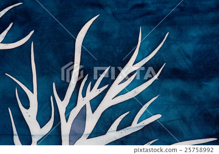 Horns of deer, mystical tree, turquoise 25758992