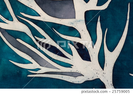 Horns of deer, mystical tree, turquoise Horns of deer, mystical tree, turquoise 25759005
