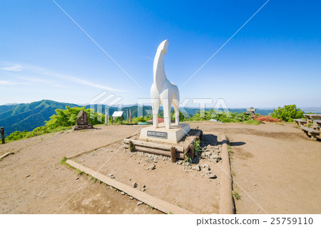 [金馬山]山頂和白馬的雕像 25759110