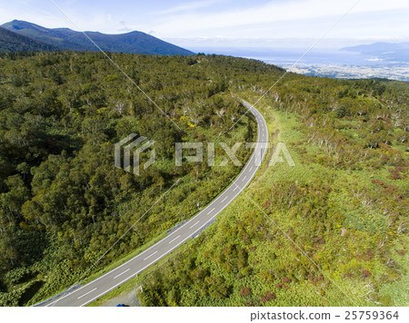 Niseko panoramic line aerial photograph 25759364