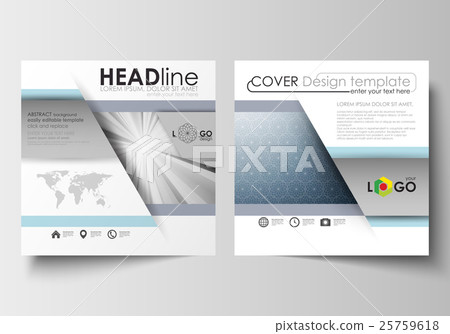 Business templates for square design brochure 25759618
