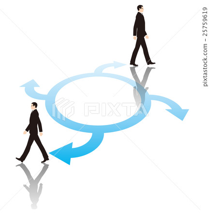 商人箭頭企業圖像 25759619