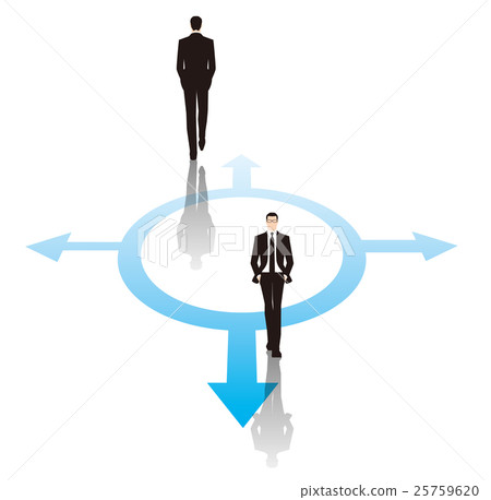 商人箭頭企業圖像 25759620