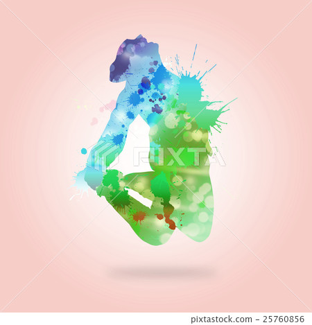Abstract dancer Abstract dancer 25760856