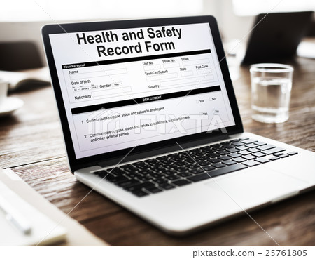 Health Check Form Claim History Record Concept Health Check Form Claim History Record Concept 25761805