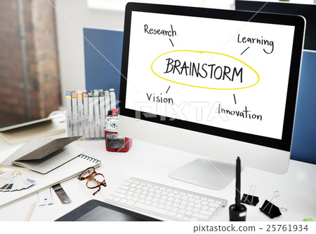 Brainstorm Education Inspire Learn Diagram Concept Brainstorm Education Inspire Learn Diagram Concept 25761934