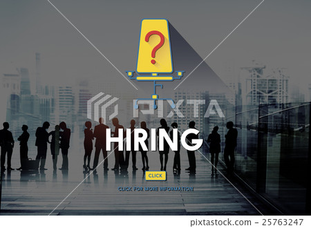 Hiring Human Resources Career Plan Concept 25763247