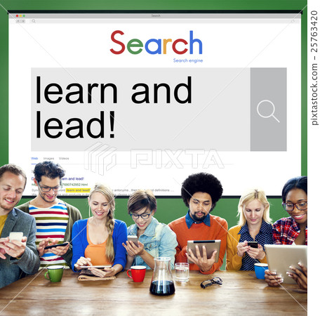 Team Using Technology Browsing Working Concept 25763420