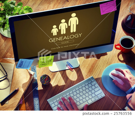 Genealogy Family Generations Relationship Concept 25763556