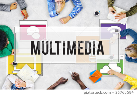 Communication Technology Online Networking Connection Concept 25763594
