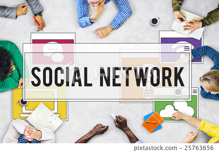 Communication Technology Online Networking Connection Concept Communication Technology Online Networking Connection Concept 25763656