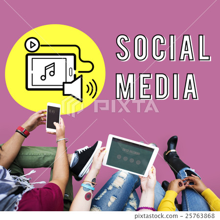 Podcast Digital Device Social Media Concept Podcast Digital Device Social Media Concept 25763868