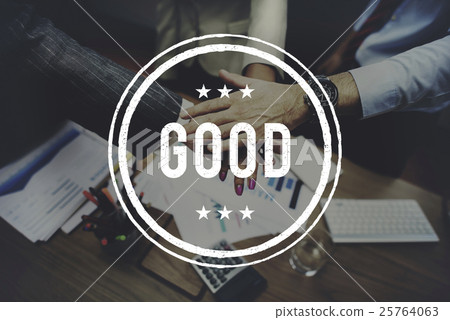 Good Excellent Lucky Satisfying Optimistic Concept 25764063