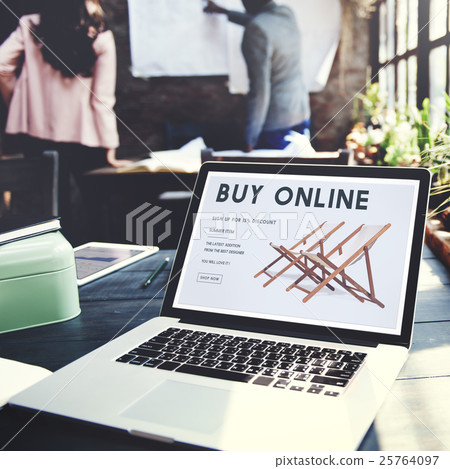 Shopping Online Shopaholics E-Commerce E-Shopping Concept 25764097