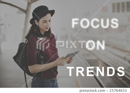 Focus On Change Fashion Yourself Trends Concept 25764633