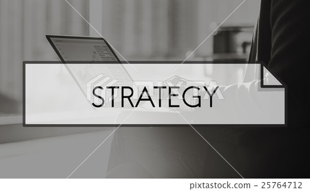 Strategy Strategize Objectives Aims Planning Concept 25764712