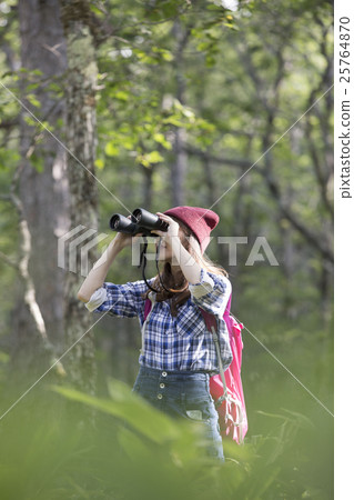 Woman trekking Woman trekking 25764870