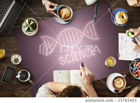 DNA Helix Life Science Graphic Concept 25765403