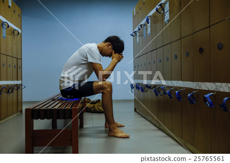 Men In The Locker Room Stock Photo 25765561 Pixta