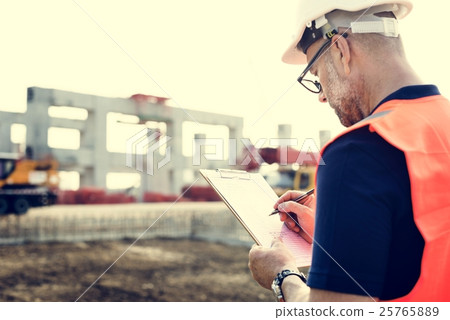 Architect Contractor Professional Building Career Concept Architect Contractor Professional Building Career Concept 25765889