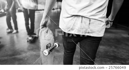 Skateboard Extreme Sport Skater Park Recreational Activity Concept 25766049