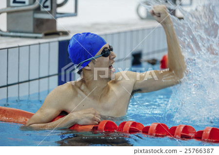 Guts pose swimmers 25766387