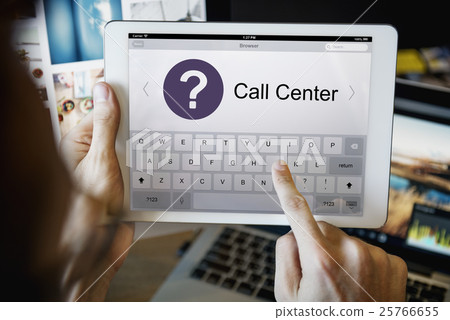 Call Center Information Operator Service Graphic Concept Call Center Information Operator Service Graphic Concept 25766655
