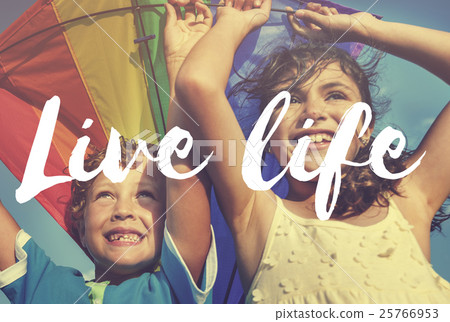 Live Life Being Balance Living Breath Birth Concept 25766953