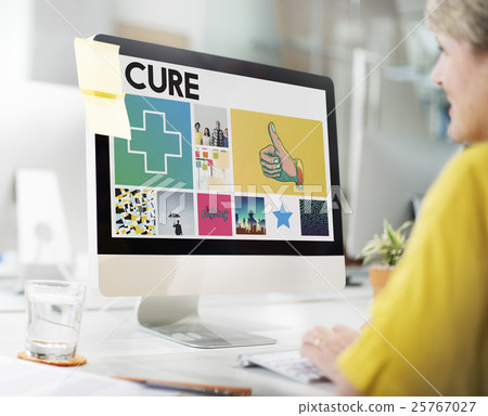 Cross Hospital Treatment Health Cure Browsing Concept 25767027