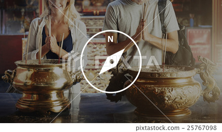 Compass Travel Destination Navigation Direction Concept 25767098