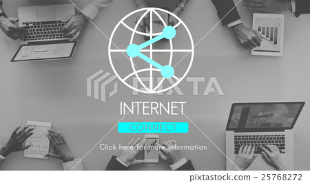 Connection Internet Communication Network Sharing Concept 25768272
