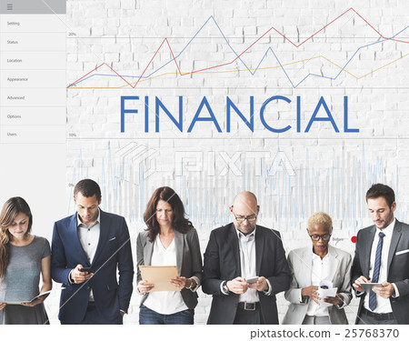 Financial Statistics Analytics Business Proress Concept 25768370