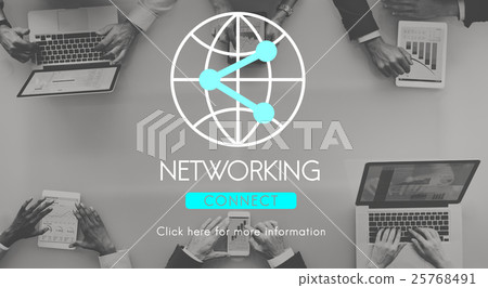 Connection Internet Communication Network Sharing Concept 25768491