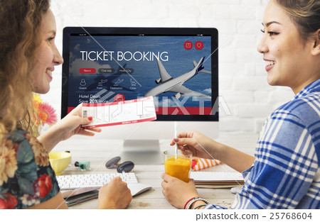 Air Ticket Flight Booking Concept 25768604
