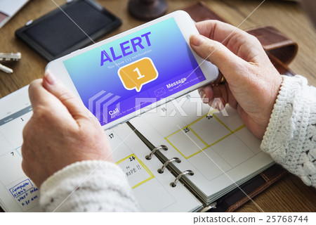 Messaging Communication Notification Alert Reminder Concept 25768744
