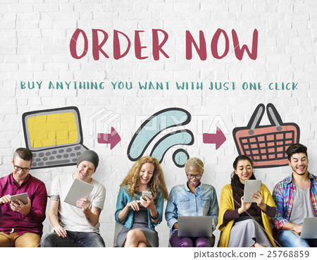 Online Shopping Web Shop E-shopping Concept 25768859