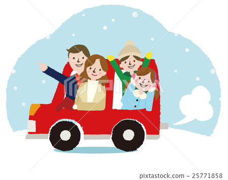 家庭冬季開車 25771858
