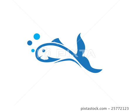 Fish logo template 25772123