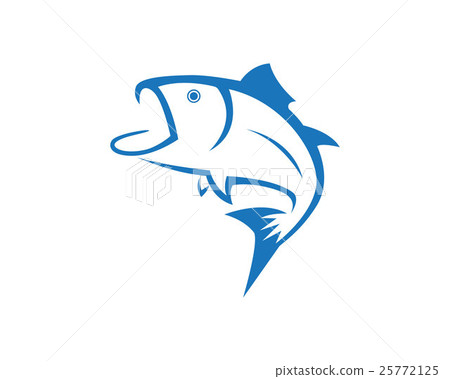 Fish logo template 25772125