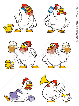 Chicken (chicken) character 25772640