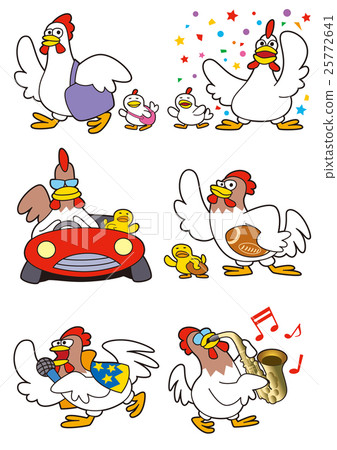 Chicken (chicken) character 25772641