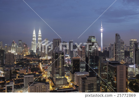 Night at Kuala Lumpur, Malaysia Night at Kuala Lumpur, Malaysia 25772869