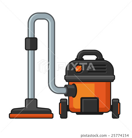 Vacuum Cleaner on White Background. Vector Vacuum Cleaner on White Background. Vector 25774154
