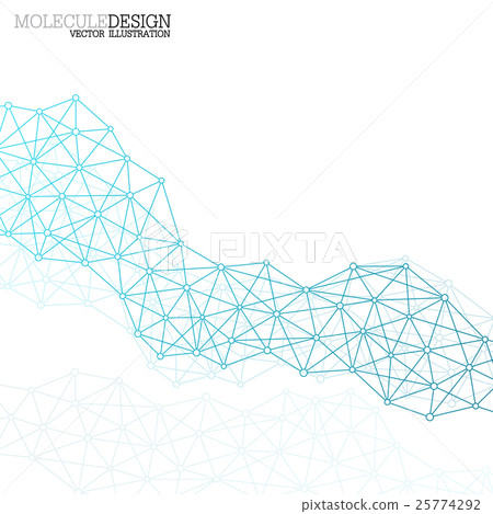 Structure molecule of DNA and neurons. Abstract 25774292